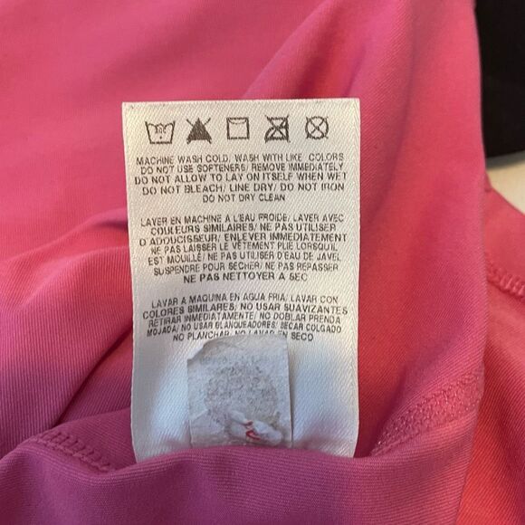 Nike Pro Combat Fitted Dri-Fit Tee Hot Pink Activewear Long Sleeve V-Neck XS - Picture 7 of 7